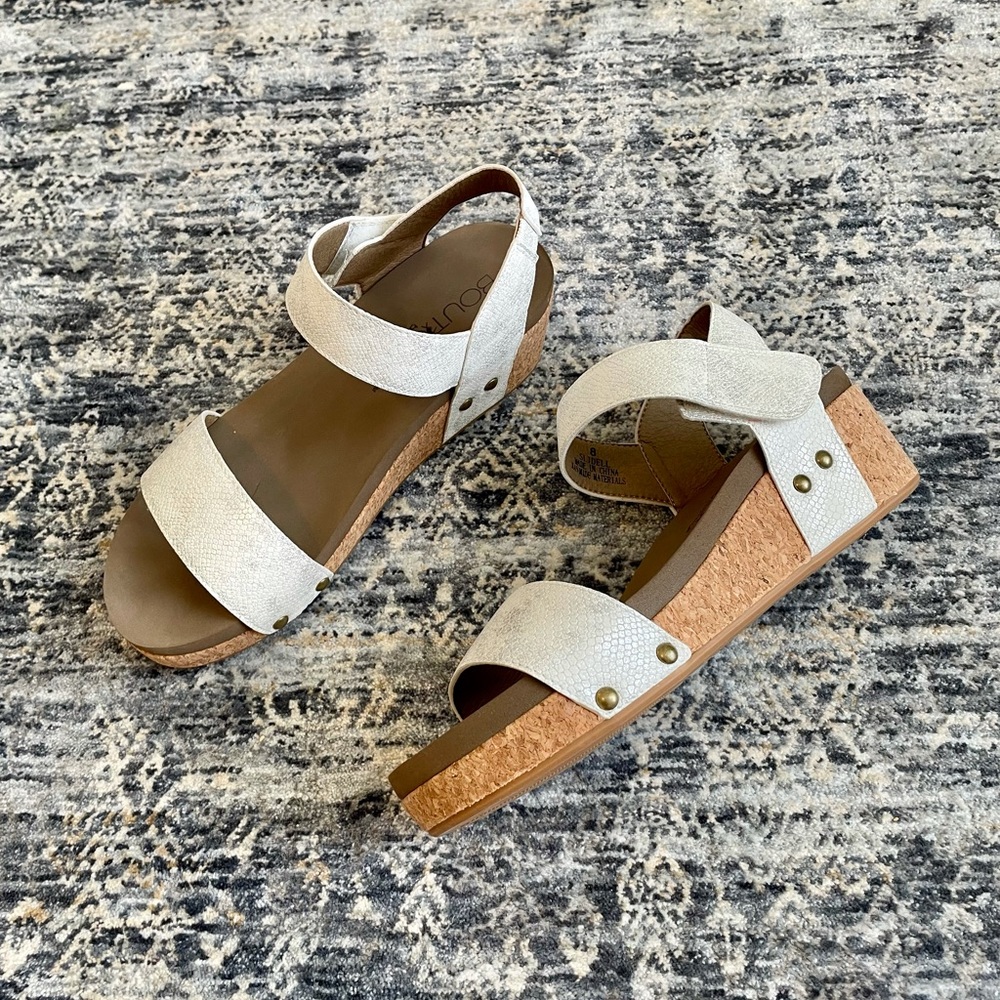 Boutique by corkys silver snake adjustable strap